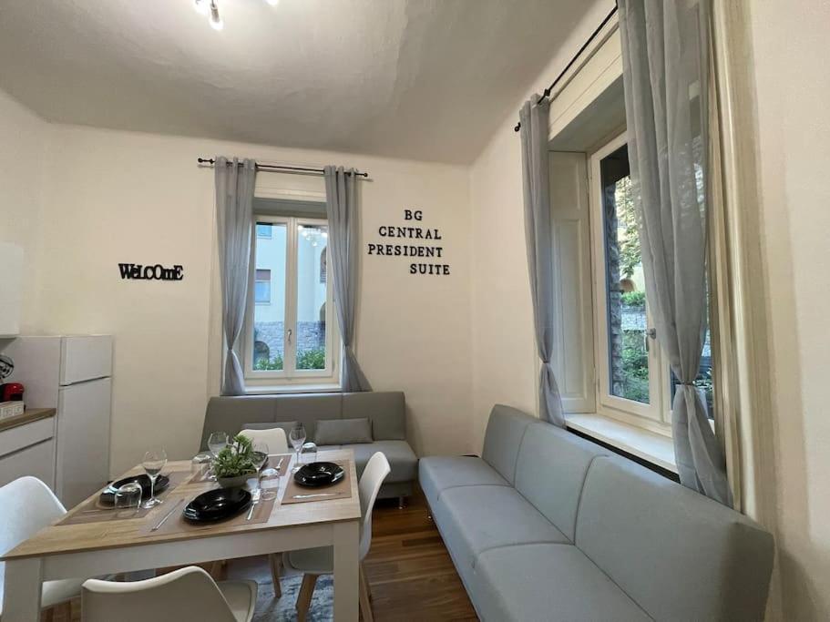 Bg Central President Suite Con Parcheggio - Vista Citta Alta Bergamo Exterior photo